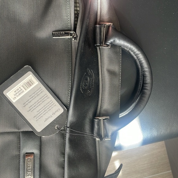 GHURKHA Voyager, luxury travel briefcase / laptop case - leather trim,new w tags - Picture 5 of 9